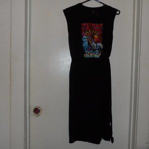 Shein " Beach Music" Swim Suit Cover Up / Dress Sz L